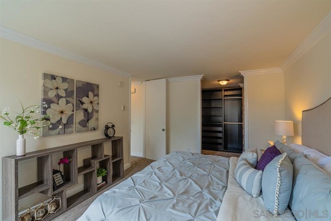 Professionally staged - Master Bedroom - 6333 La Jolla Blvd