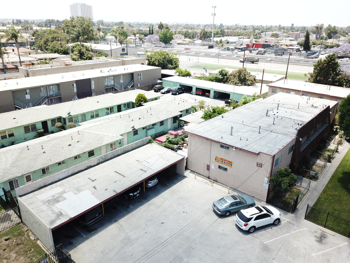 Aerial Photo - Rose Apartments