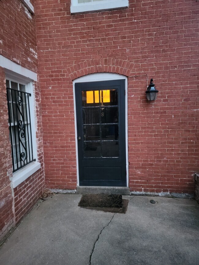 Front door to unit - 100 E Church St