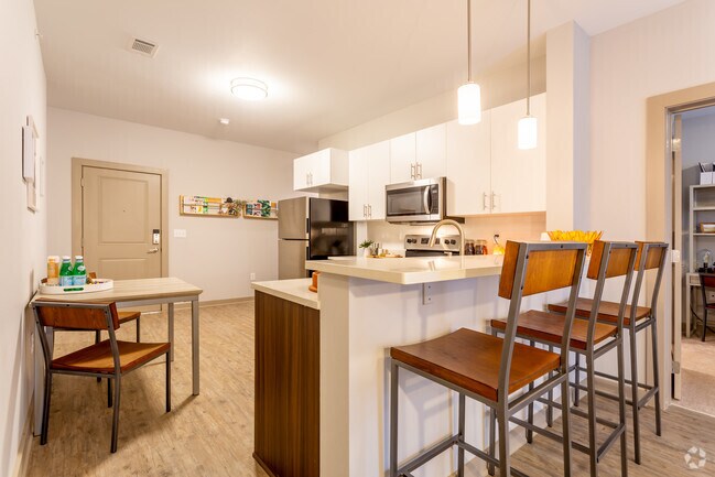 Kitchen: perspective is from the living room. - 1244 N Haven Dr