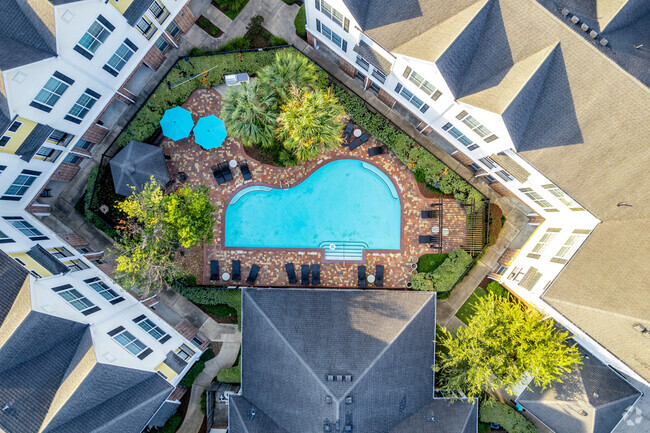 Aerial Photo - Piney Point Place Townhomes