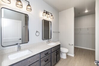 2BR, 2BA - 1,149SF - Primary Bathroom - Live at The Teddy