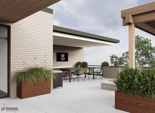 Edificio B - Terraza en la azotea - Isabelle Terrace Apartments