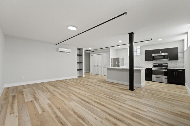 Kitchen + Living Room - 435 Ann St