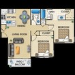 Model B 2 Bdrm - 2 Bath