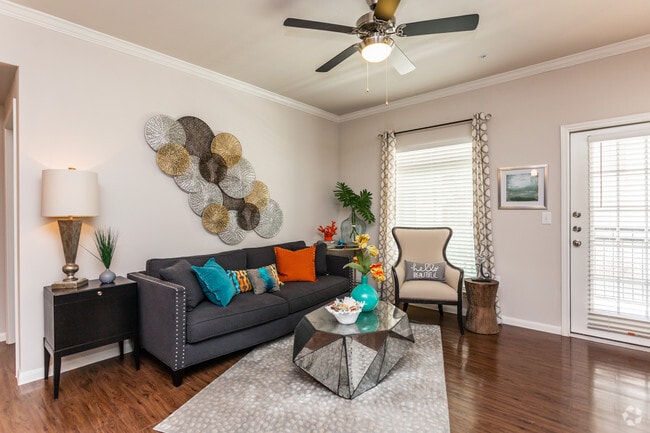 2BR, 2BA - 1313SF  The Cordelia Living Room - Cascadia Luxury Apartments