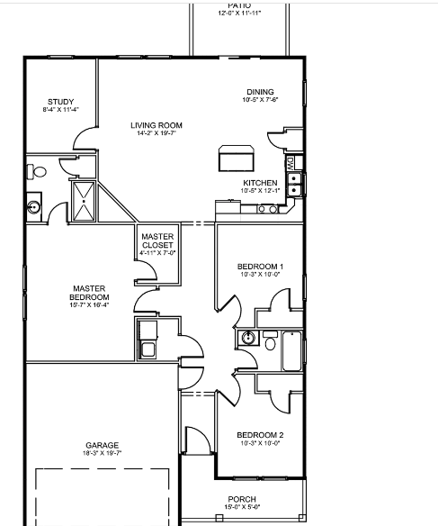 Floor Plan - 231 Minnie Crain Dr