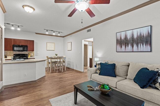 Plano de planta abierta modelo A1 - Residence at Eagle Pass Apartments