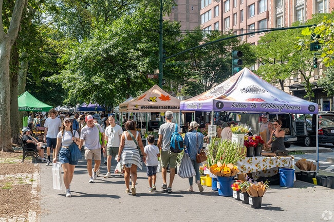 There is always an event, festival, or market going on in Upper West Side.