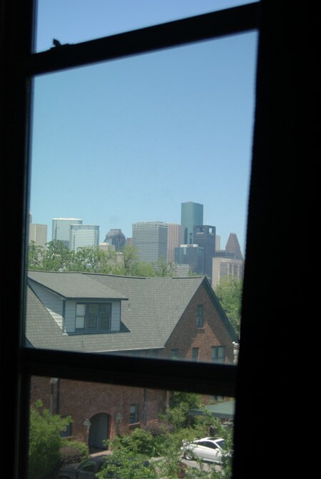 The view of downtown Houston - 1812 Rosalie St