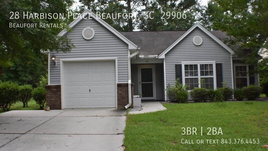 28 Harbison Place Beaufort, SC 29906 House for Rent in Beaufort, SC