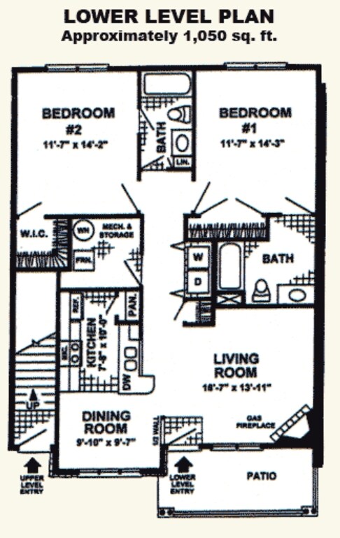2HAB/2BA - Kensington Court Apartments