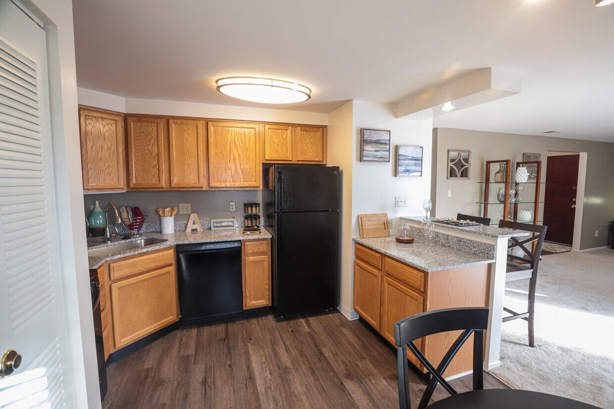 Cocina en Archer's Pointe Apartments - Archers Pointe