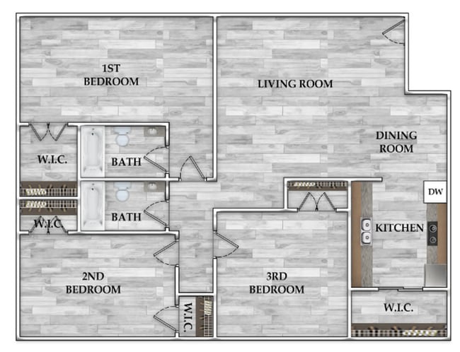 Interior Photo - New Haven Apartments