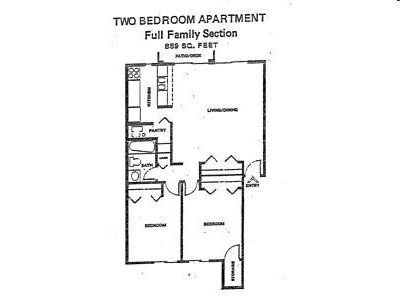 2BR/1BA - Parkway Meadows