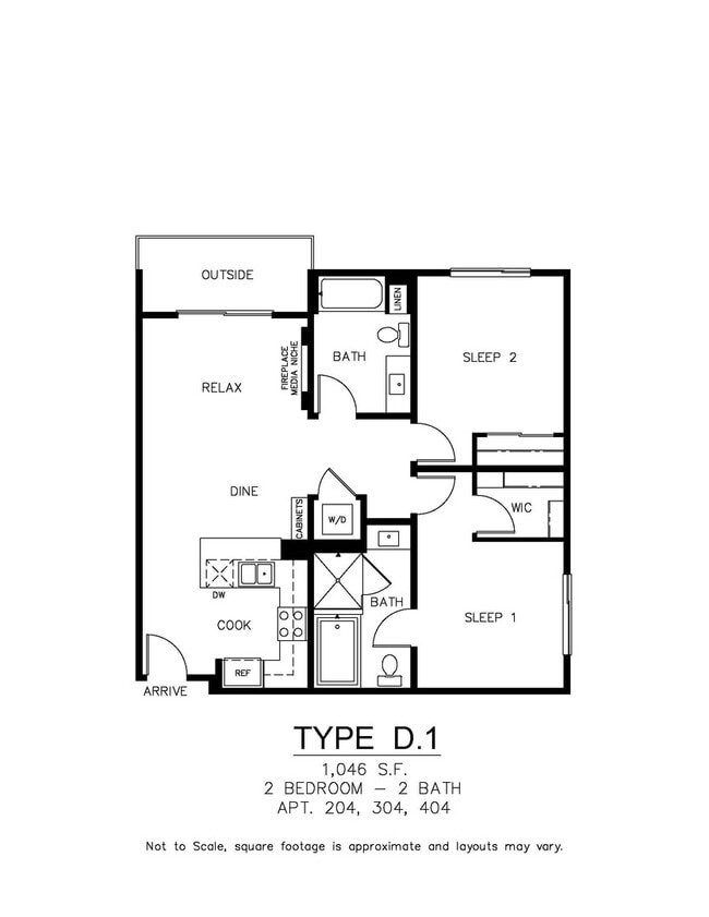 Foto del edificio - Unit Type: D1 | 2 Bedroom | 2 Bathroom