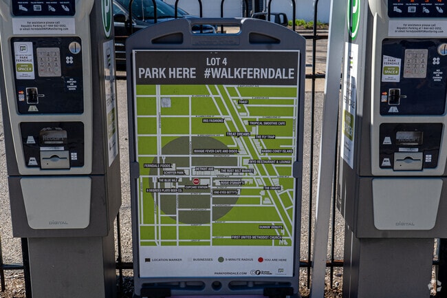 Walking trail maps throughout Ferndale make it easy to explore the area on foot.