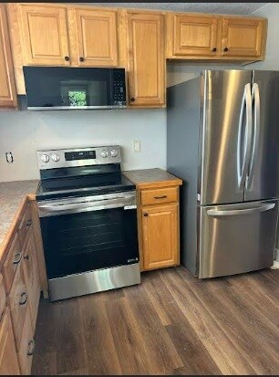 Cocina de acero inoxidable y microondas - Mansion on Mason