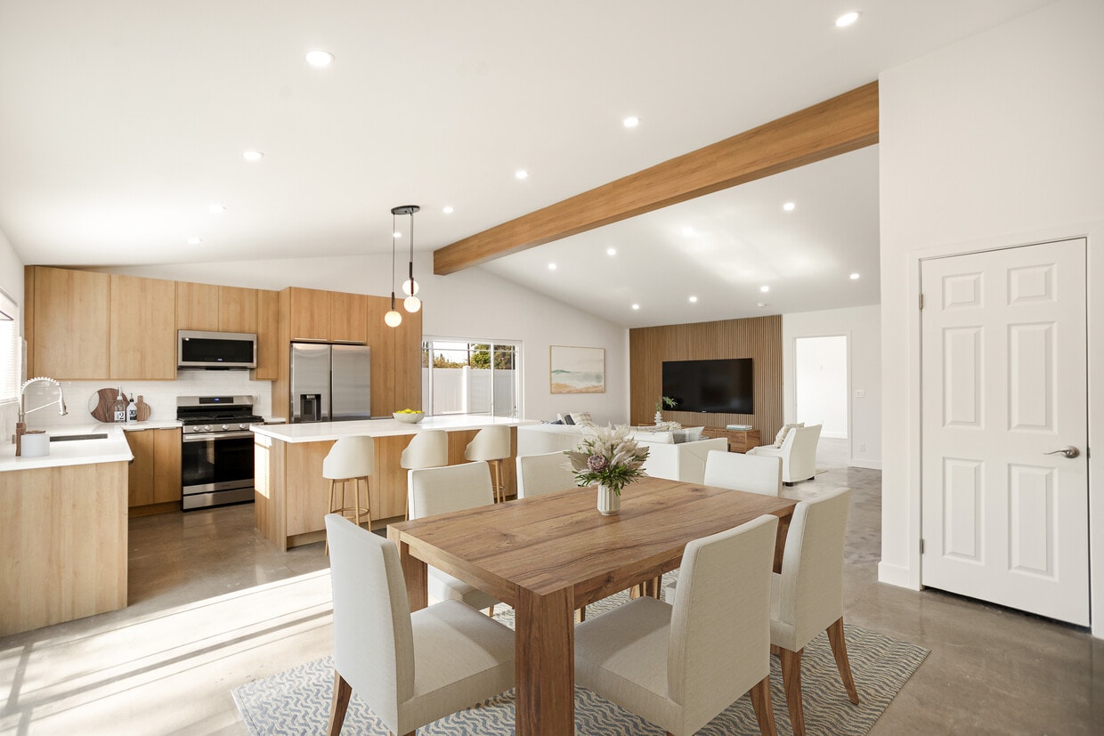 Staged Dining and Living Room - 8300 Sedan Ave