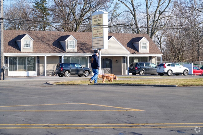 Dyer is a walkable town with sidewalks throughout and access to plenty of dining options.