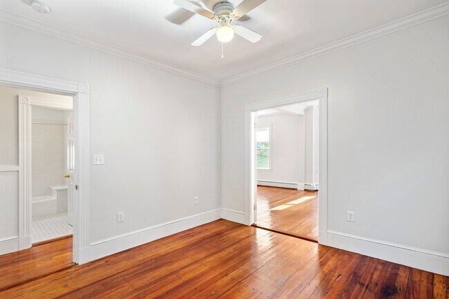 1st Bedroom - Adjacent to living room. - 258 E Cottage St