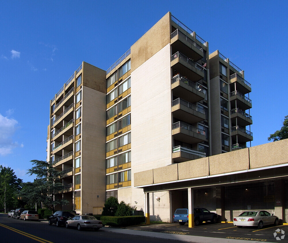 View from the southwest on Gorge Road - Savoy Plaza