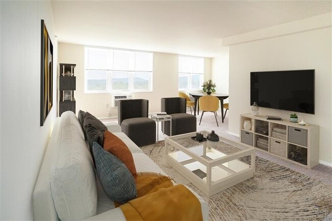 Living and Dining Area - Regency Towers