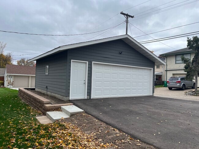 Brand New Over-sized 2 Car Garage. (One stall For Each Unit) - 5502 Oliver Ave S