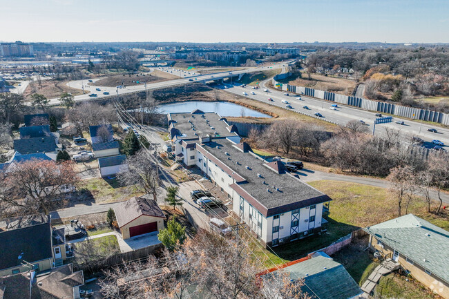 Aerial Photo - Brittany Apartments