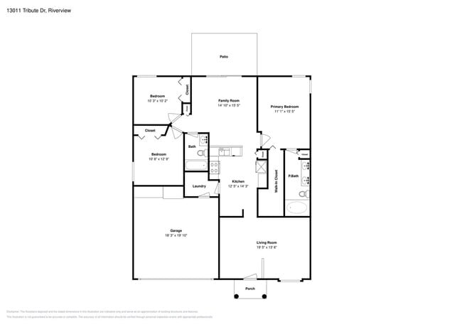 Building Photo - Spacious 3 Bedroom Home for Rent in Riverview, FL | Fenced Yard | 2-Car Garage