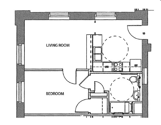 1BR/1BA - Washington Plaza Apartments