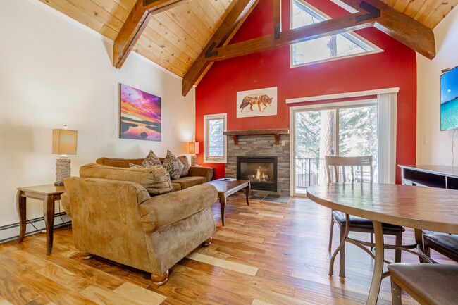 Upstairs FIreplace - North Lake Villas