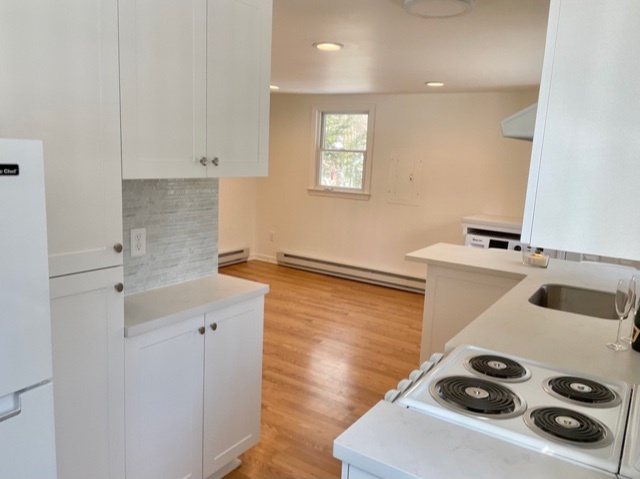 Kitchen from the bathroom - 6 Jennings Rd