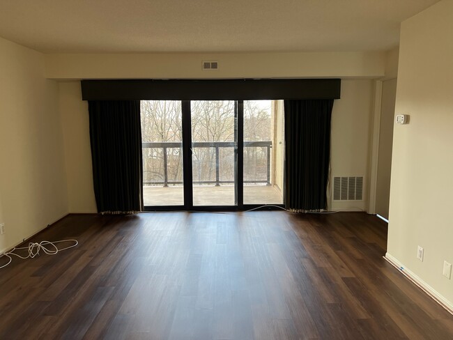 Living room and balcony view - 203 Yoakum Pky