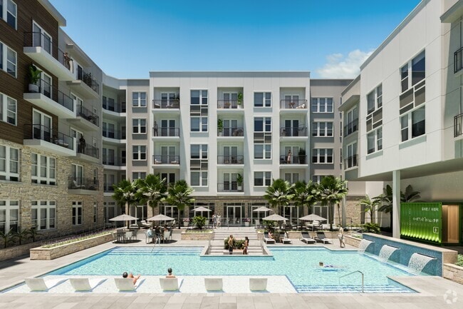 Mercury Hall - Pool Courtyard - The Mercury