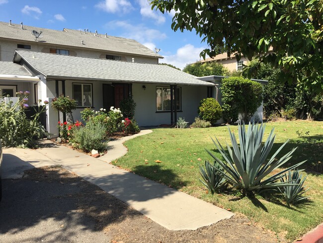 Rose garden entry. Spacious inside and out - 255 W 6th St