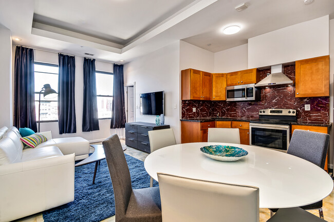 Living room, dining room and kitchen - Liberty Nexus