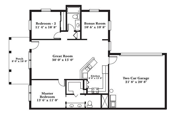 Plano de planta - Heritage Lake Park