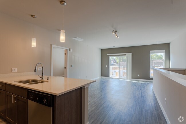 2HAB, 2BA - Planta superior - The Granary Townhomes