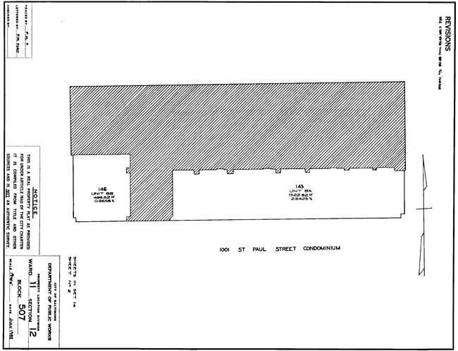 Lower Level - Floor Plan - 1001 Saint Paul St