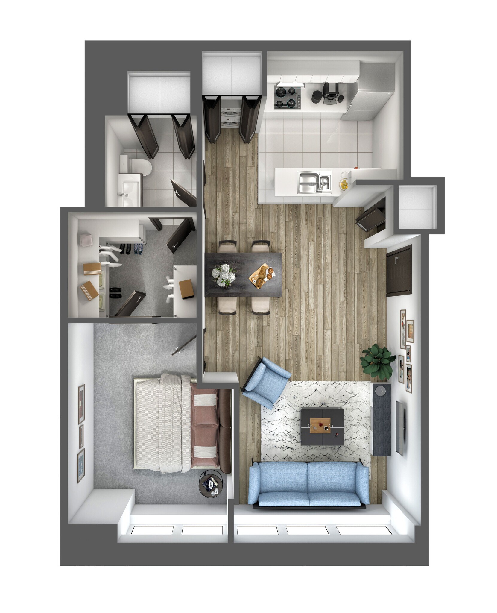 The Shoreline – 1bd/1ba
