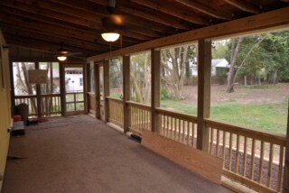 Another view of the huge back porch - 614 Colgate Street