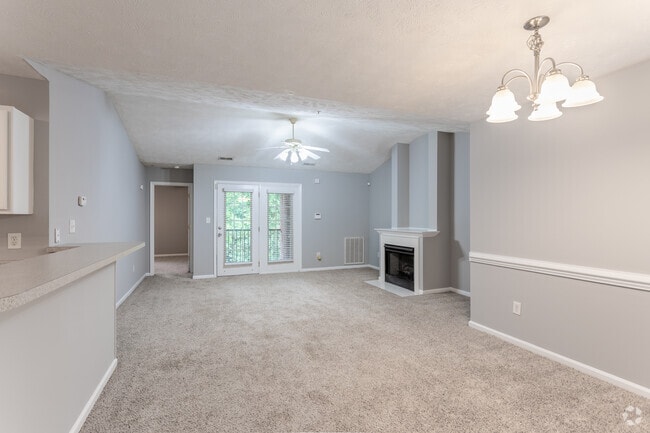 2BR, 2BA - 1089SF - Sala de estar - Lakeshore Grande