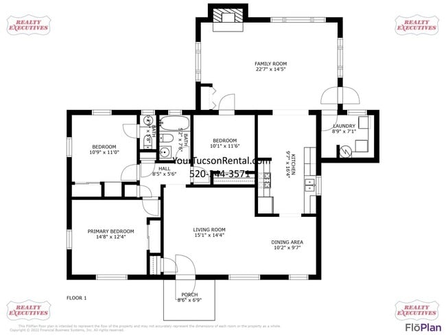 Building Photo - Grant & Silverbell Rd 3/1.5 with A/C