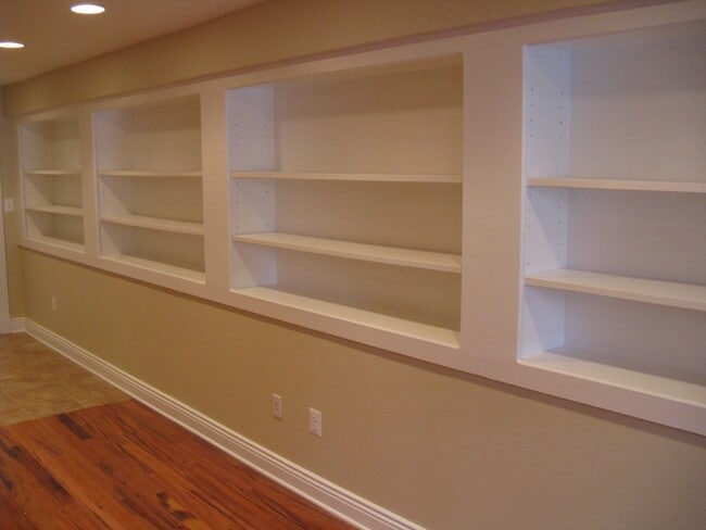 Living room book cases - 54 Bryant St NW