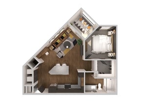 Fillmore (1-BR) 755 sq ft - Fitzroy Promenade