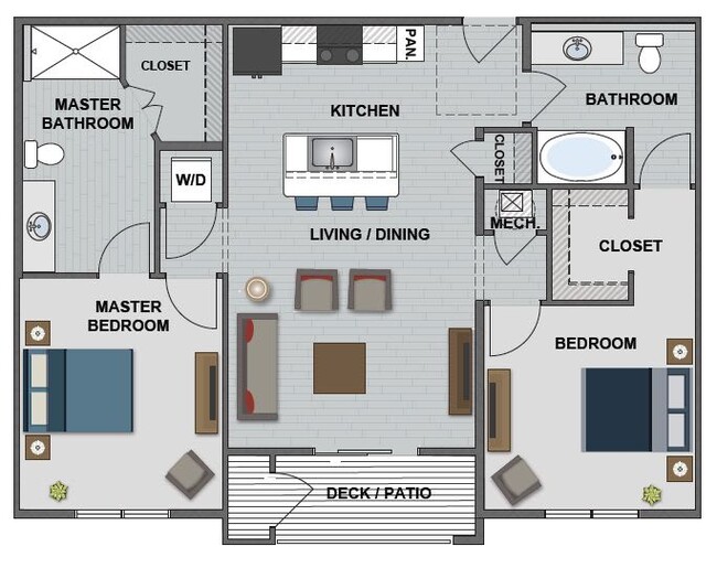 Plano de planta - The Edison at Bridlespur