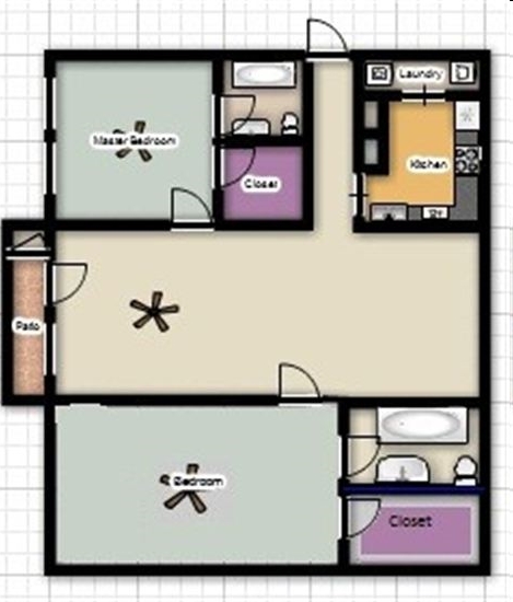 2BR/2BA - Winston Place Apartments