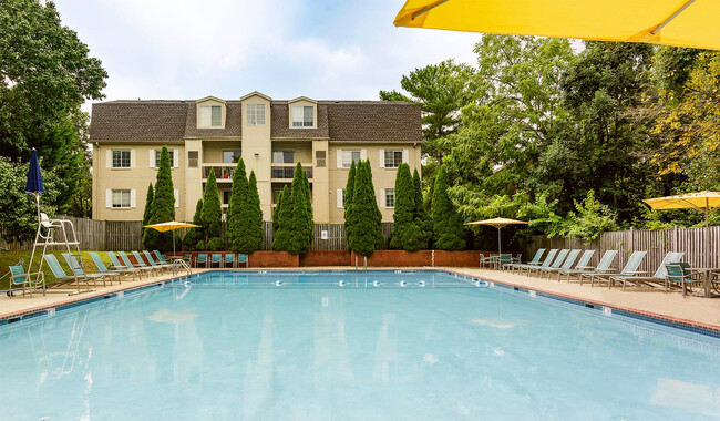 Enjoy one of our four pools - Foxchase Apartments