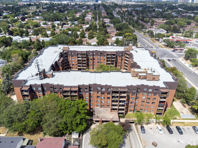 Aerial Photo - Warren Court Apartments